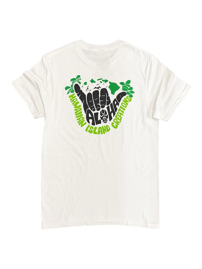 HIC ALOHA GO AROUND TEE - WHITE