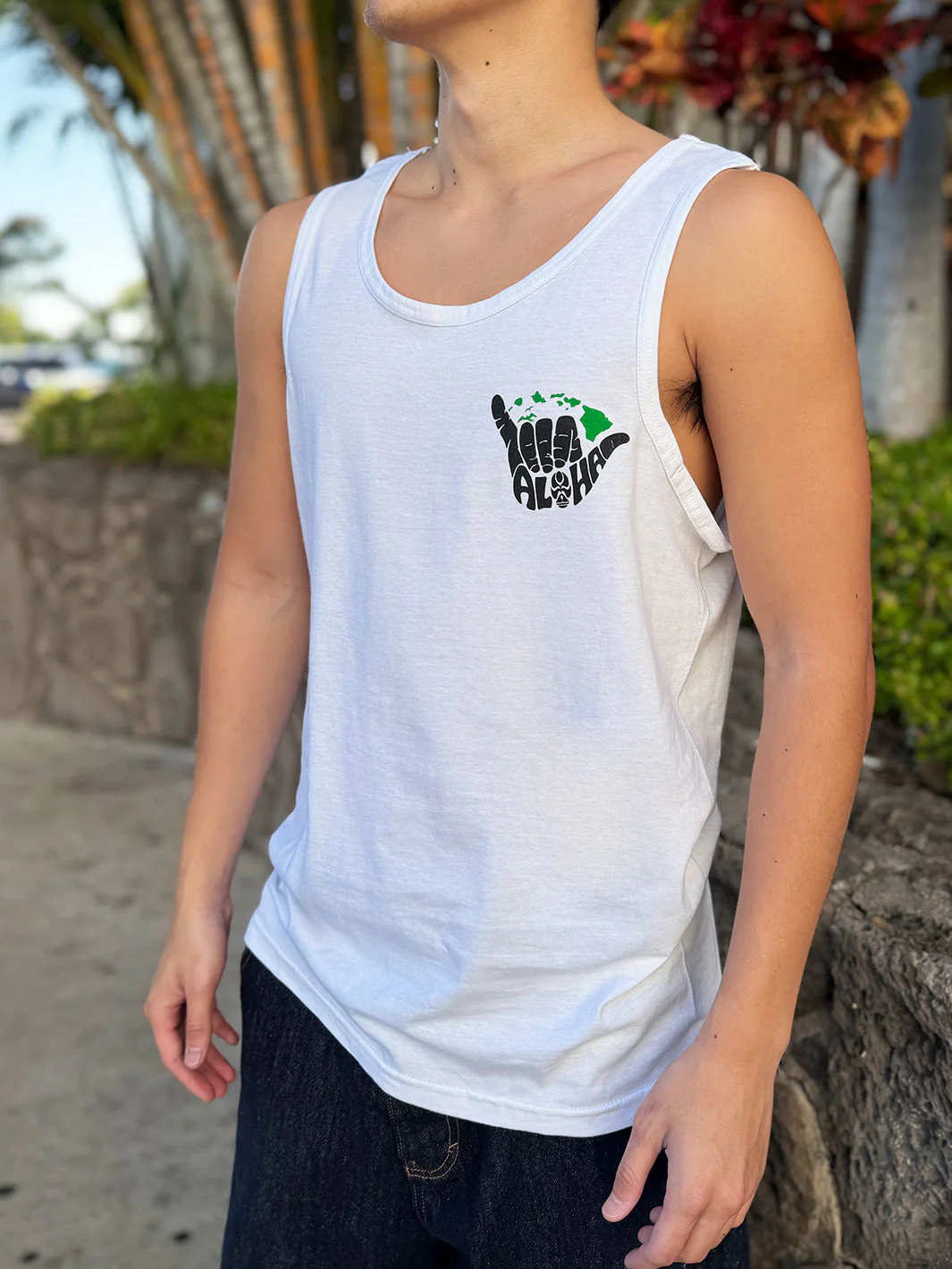 HIC ALOHA GO AROUND TANK TOP - WHITE - Image 2