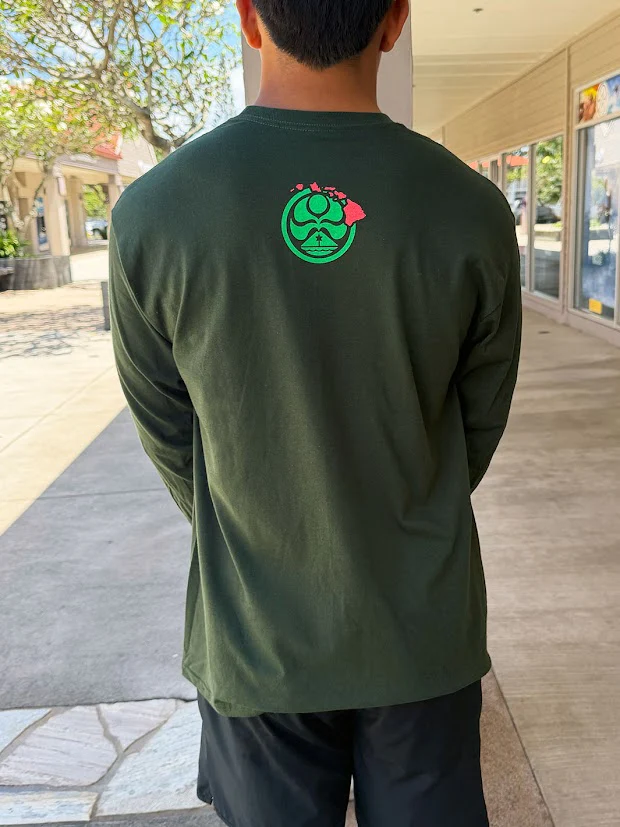 HIC ALOHA SCRIBE LONG SLEEVE - FOREST - Image 2