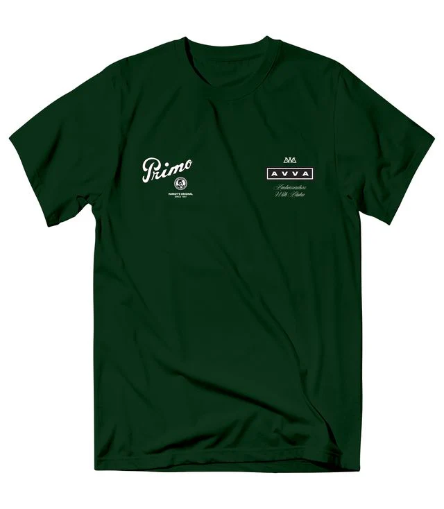 AVVA BRAND PRIMO BACKSIDE TEE - FOREST GREEN - Image 2