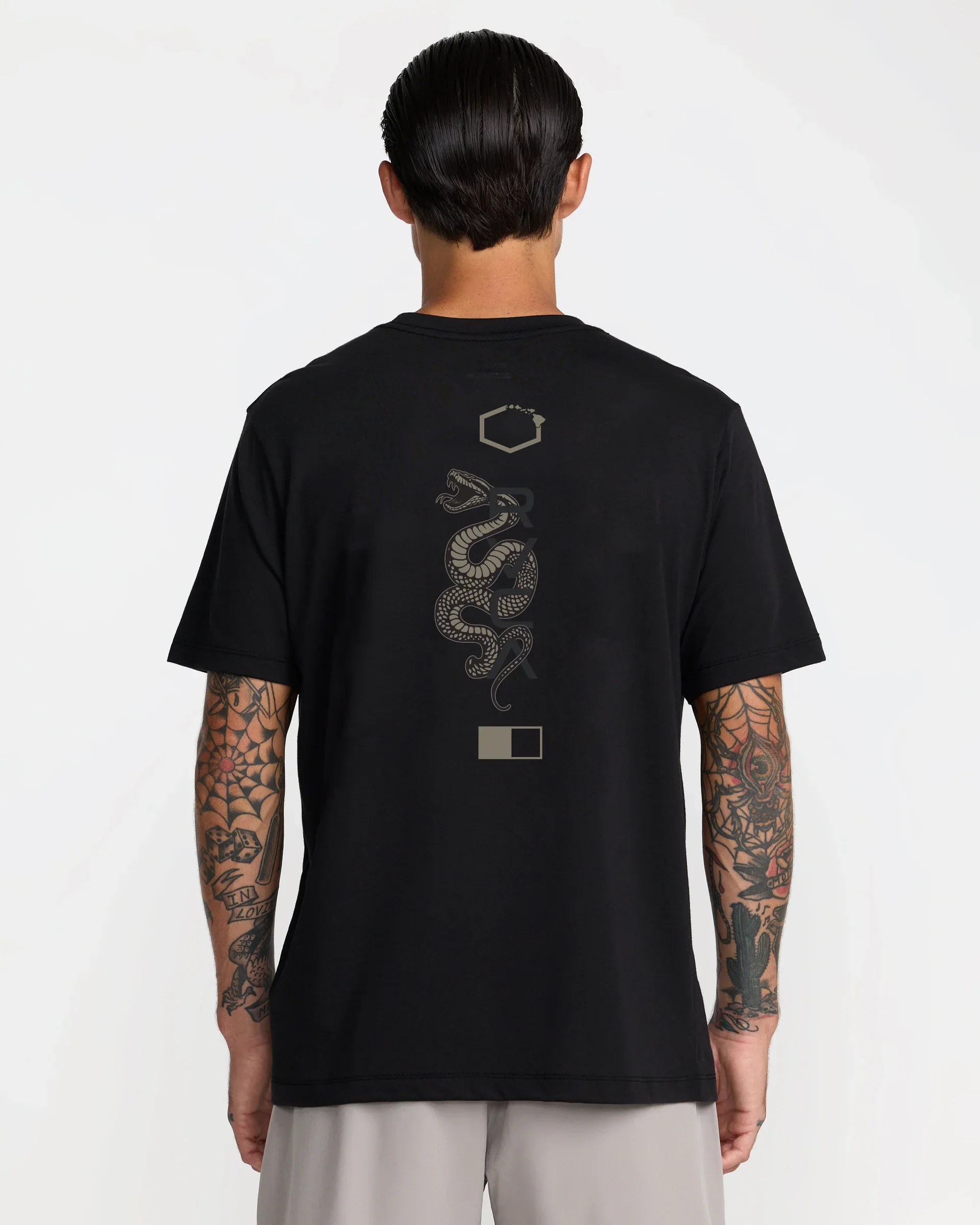 RVCA BARRON VENOM TEE - BLACK - Image 2