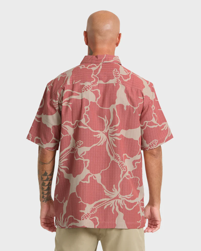 QUIKSILVER WATERMAN BAY BREEZE WOVEN - MARSALA RED (MPD0) - Image 2