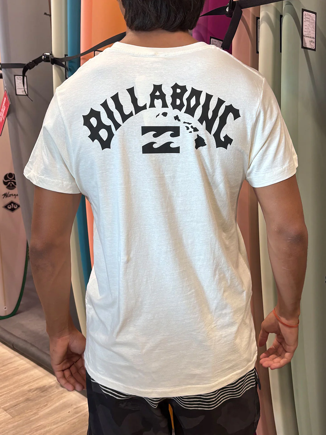 BILLABONG ARCH HI BASIC TEE - OFF WHITE