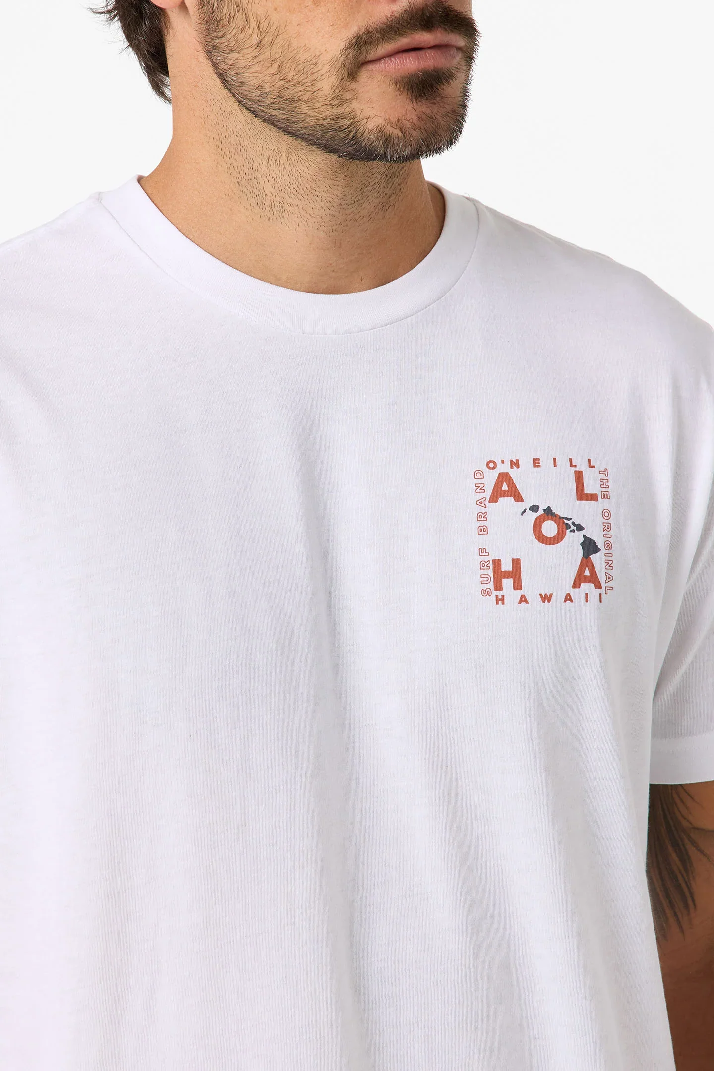 O'NEILL HAWAII LAYOUT CLASSIC TEE - WHITE - Image 2