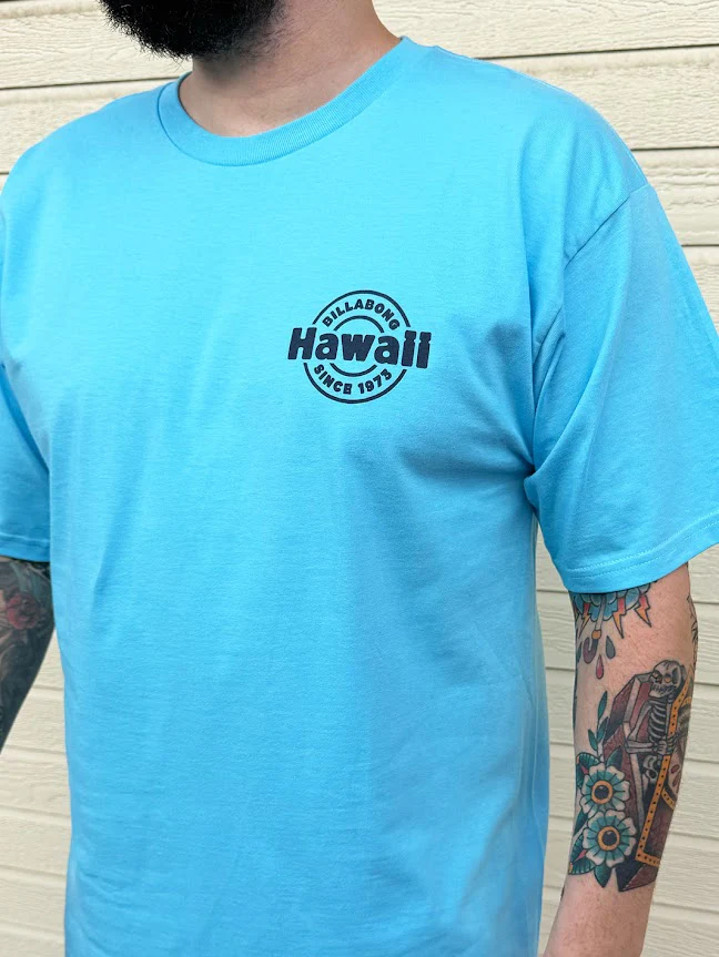 BILLABONG KEYHOLE HI TEE - SKY BLUE - Image 2