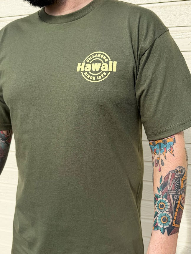BILLABONG KEYHOLE HI TEE - MILITARY - Image 2