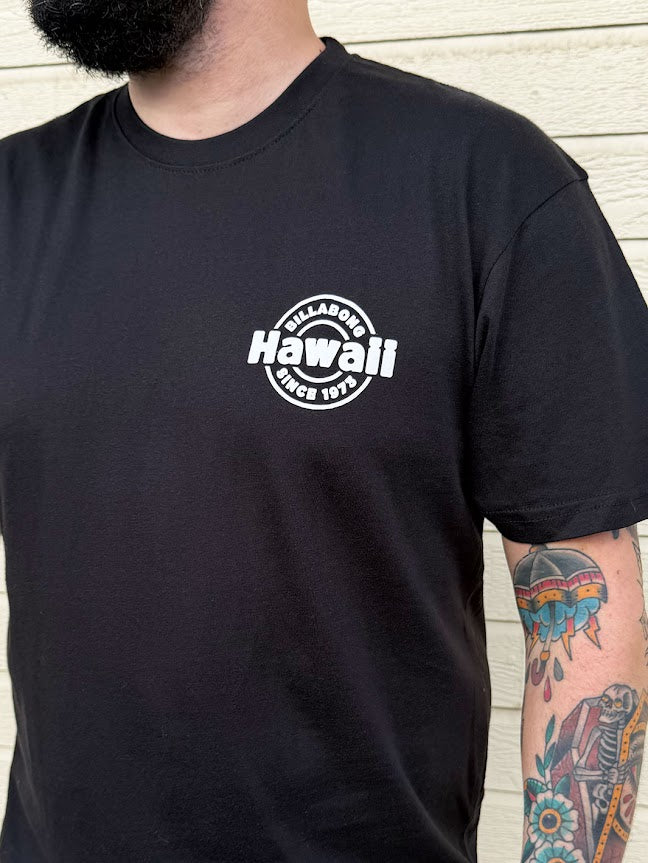 BILLABONG KEYHOLE HI TEE - BLACK - Image 2