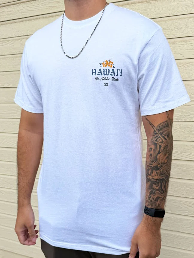 BILLABONG PERENNIAL HI TEE - WHITE - Image 2