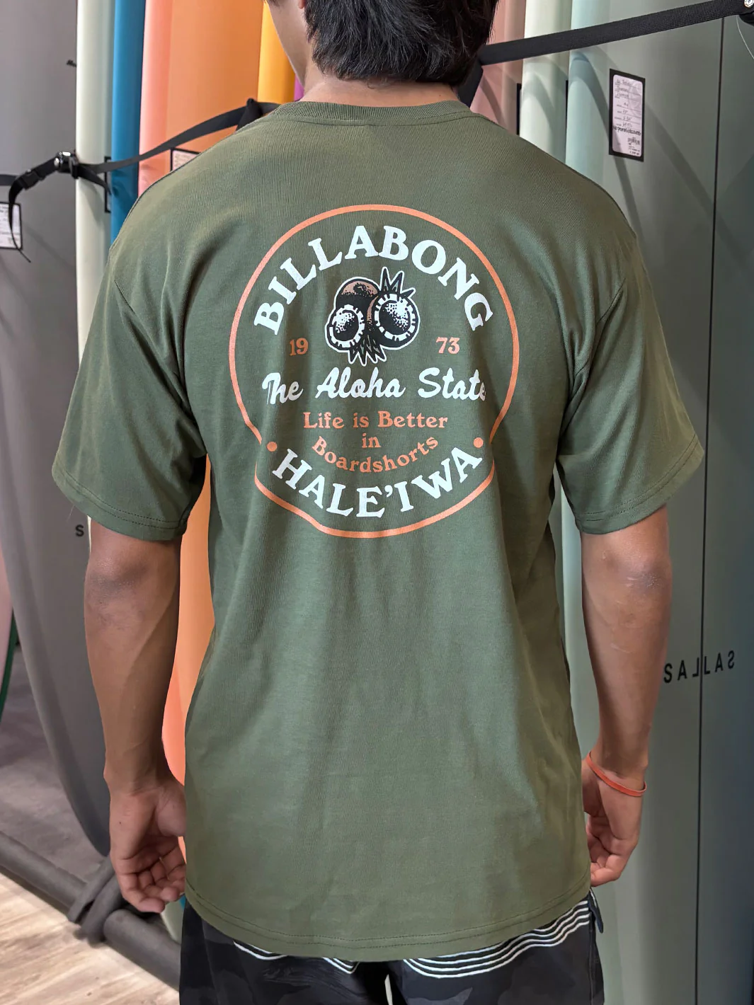 BILLABONG PRODUCE BASIC TEE - MILITARY GREEN