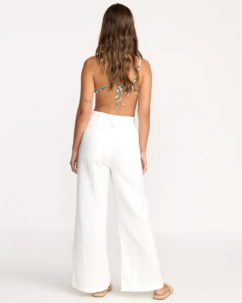 BILLABONG TAILOR MADE WOMENS PANT - SALT CRYSTAL WHITE - Image 3