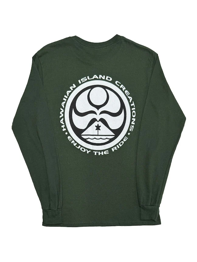 HIC CORPO DOT LONG SLEEVE TEE - FOREST GREEN
