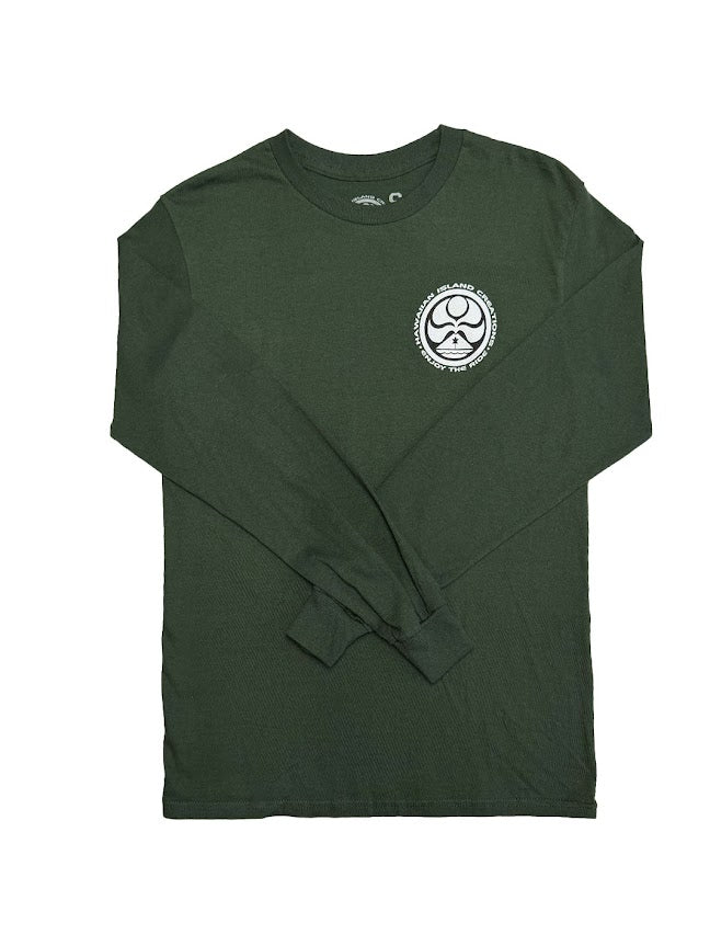 HIC CORPO DOT LONG SLEEVE TEE - FOREST GREEN - Image 2