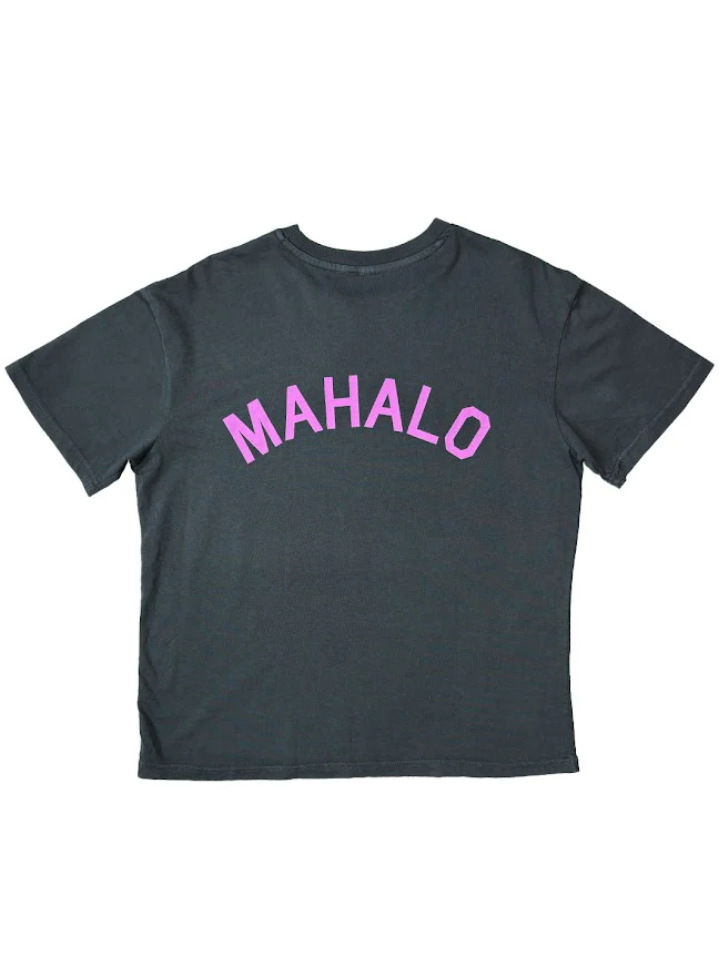 BILLABONG EASY STREET ALOHA/MAHALO WOMENS TEE - (OB1) - Image 2