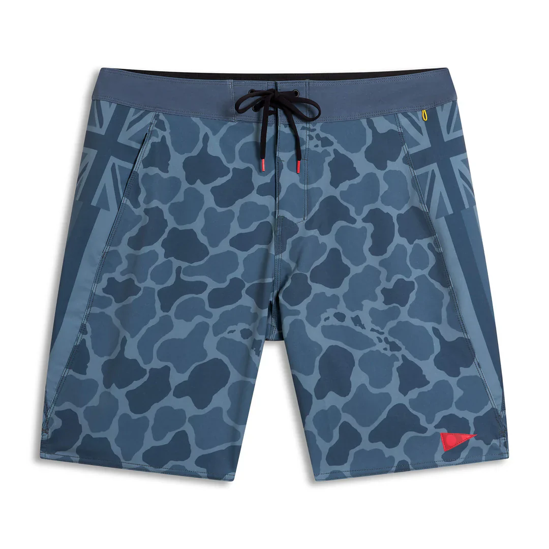 FLORENCE MARINE X F1 PRO HAWAII CAMO BOARDSHORT - MARITIME CAMO (MTC)