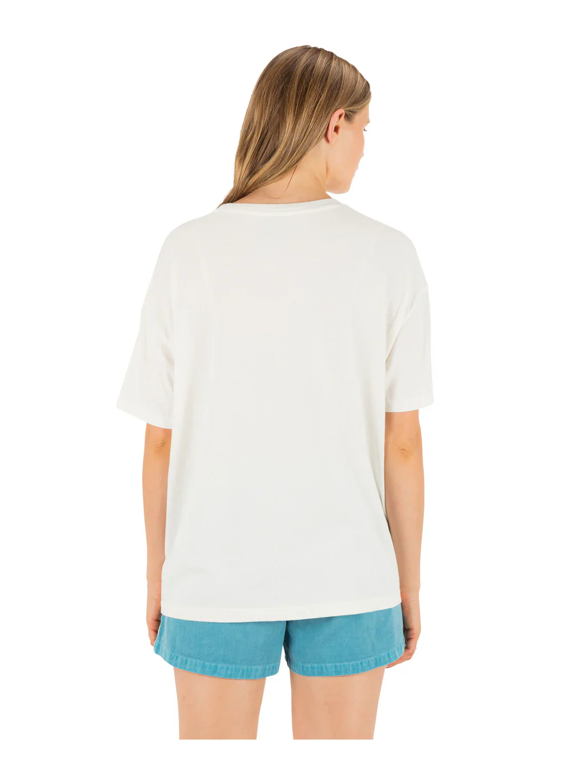 HURLEY FAIR WINDS BOYFRIEND TEE - TOFU - Image 3