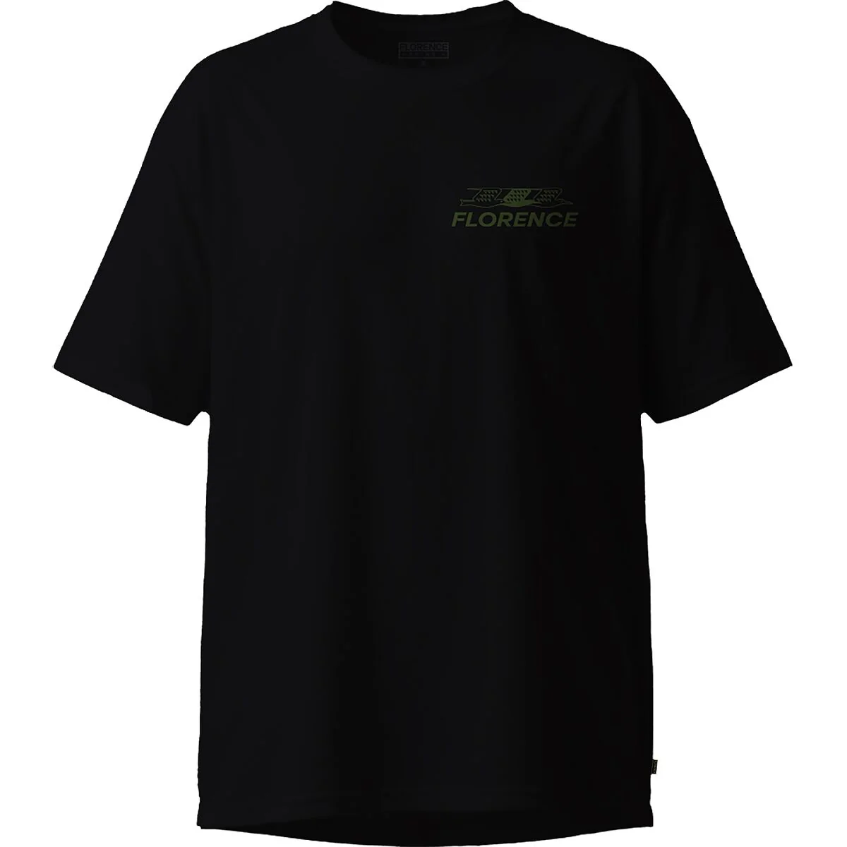 FLORENCE MARINE X FLOCK TEE - BLACK - Image 2