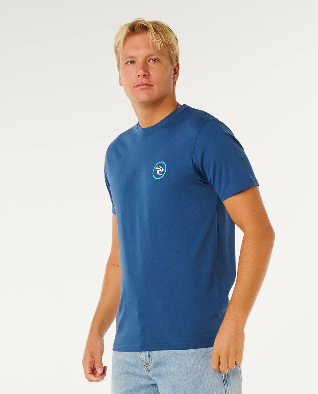 RIP CURL HAWAII RING TEE - LIGHT NAVY - Image 2