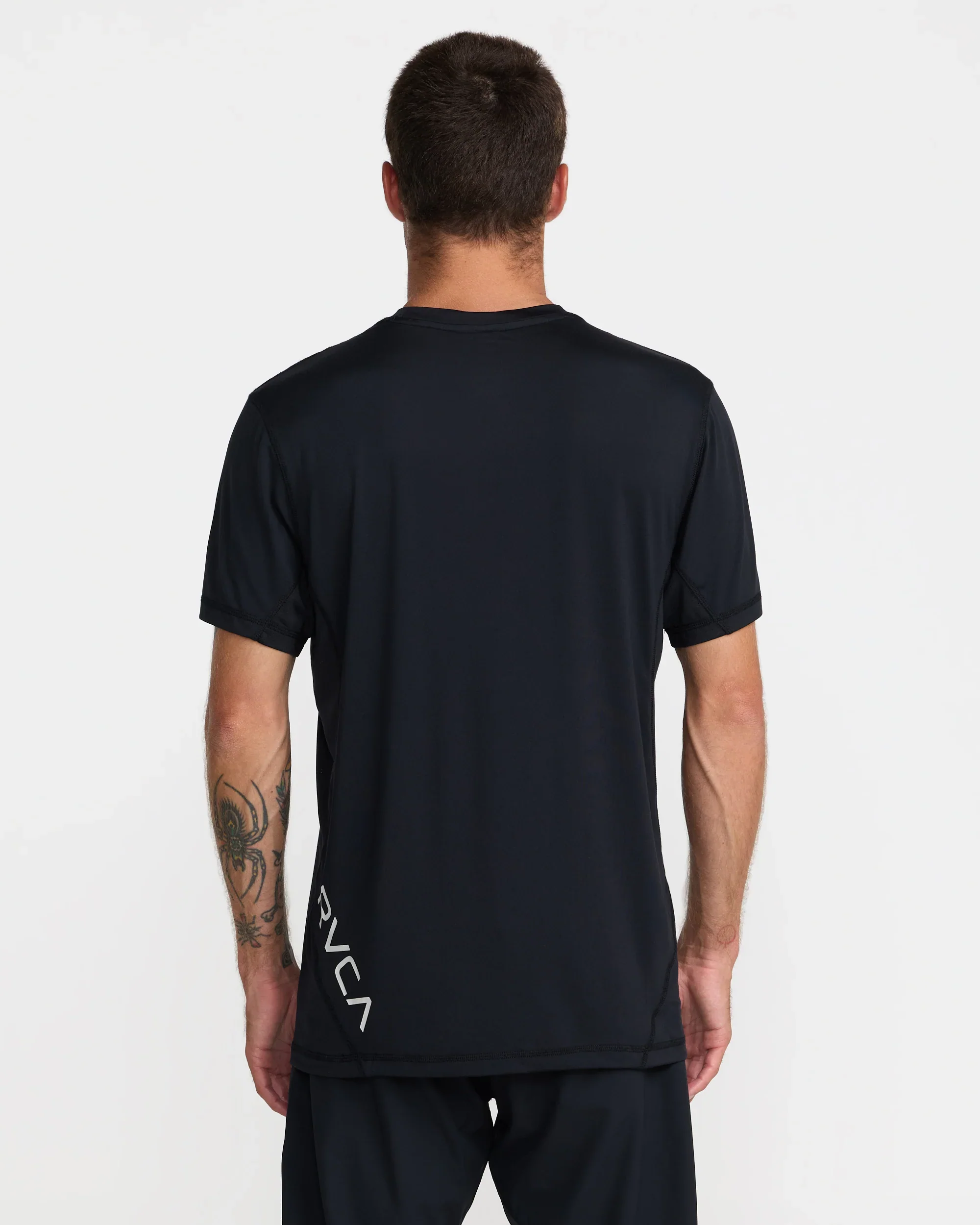RVCA HAWAII SPORT VENT TEE - BLACK WHITE - Image 3
