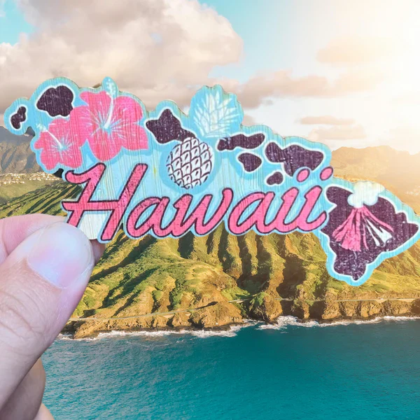 HAWAIIAN ISLANDS BAMBOO STICKER
