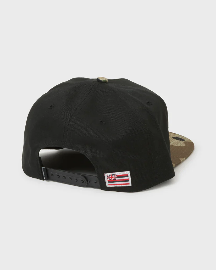 QUIKSILVER HI MANA SNAPBACK HAT - BLACK - Image 2
