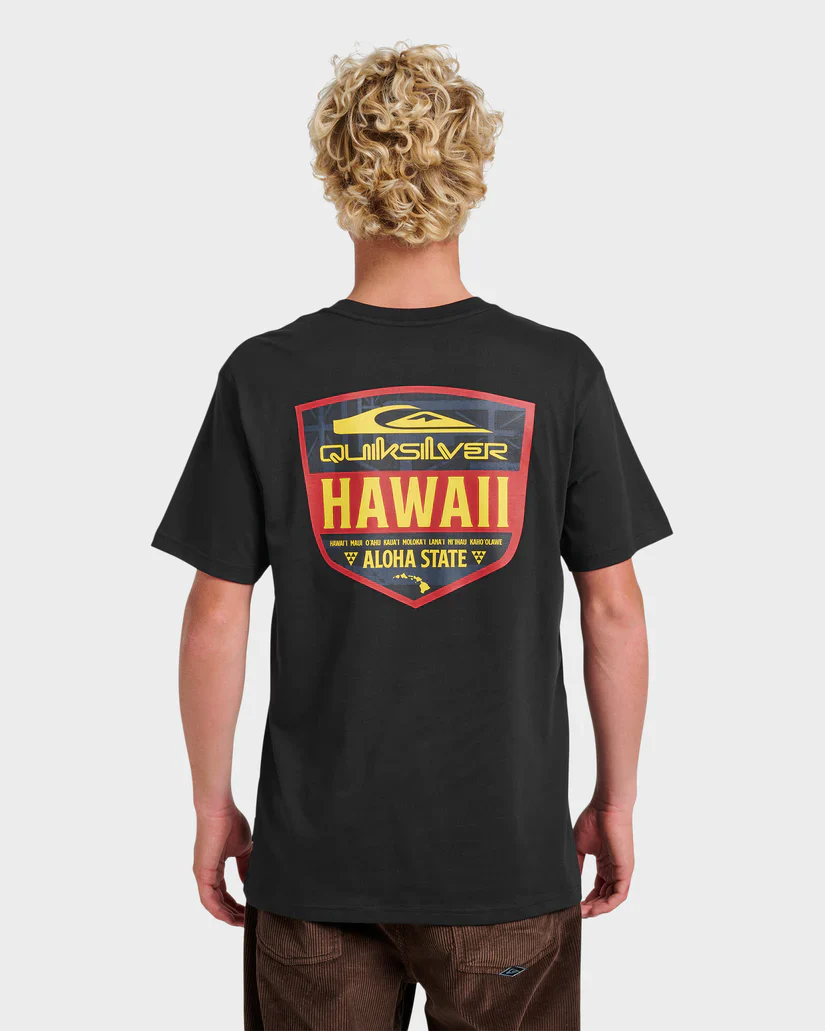 QUIKSILVER HI SHIELD TEE - BLACK