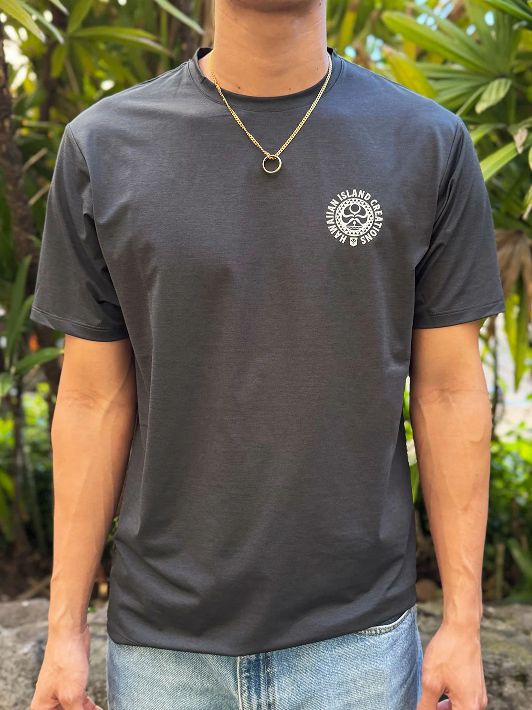 HIC DRY FIT SHORT SLEEVE SURF SHIRT - BLACK