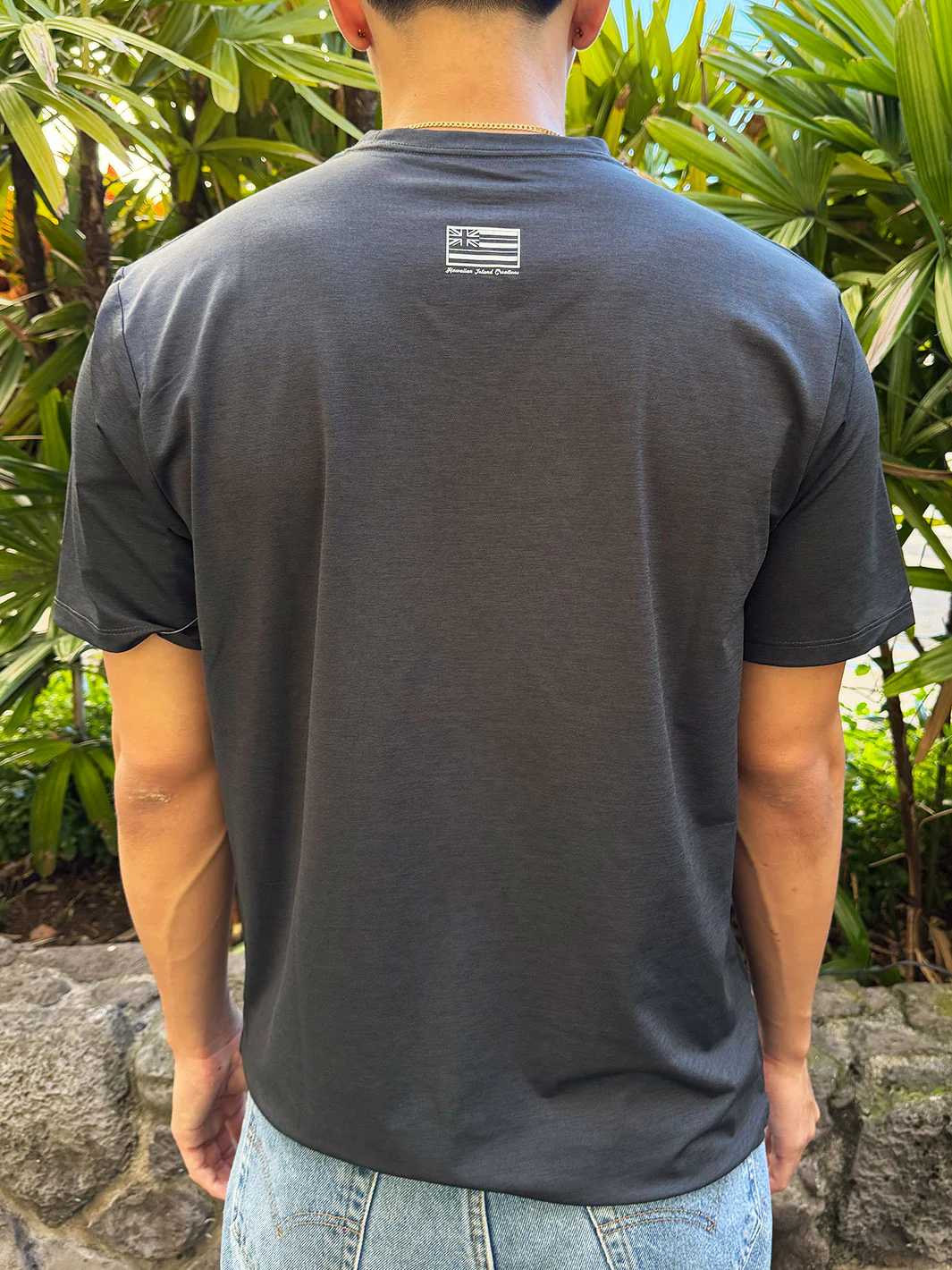 HIC DRY FIT SHORT SLEEVE SURF SHIRT - BLACK - Image 2