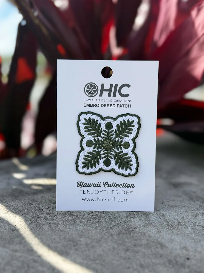 HIC EMBROIDERED ULU QUILT PATCH