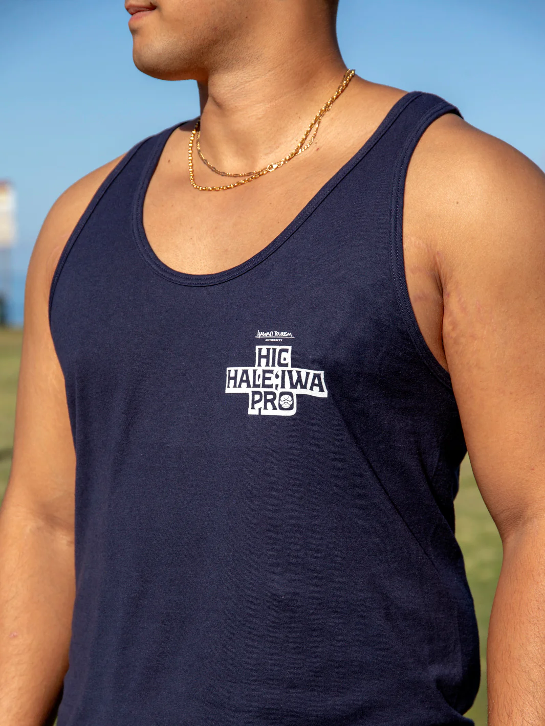 HIC HALEIWA PRO 2025 TANK TOP - NAVY - Image 2