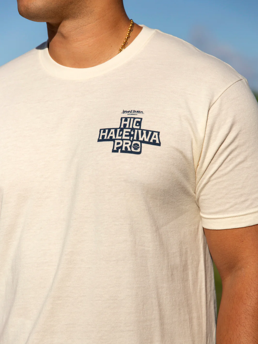 HIC HALEIWA PRO 2025 TEE - NATURAL - Image 2