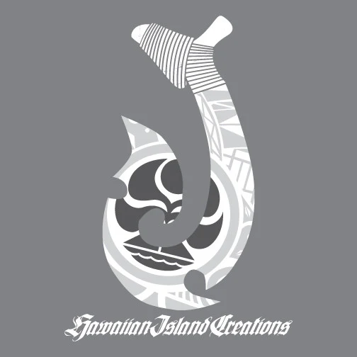 HIC Kailua Hook Sticker - White