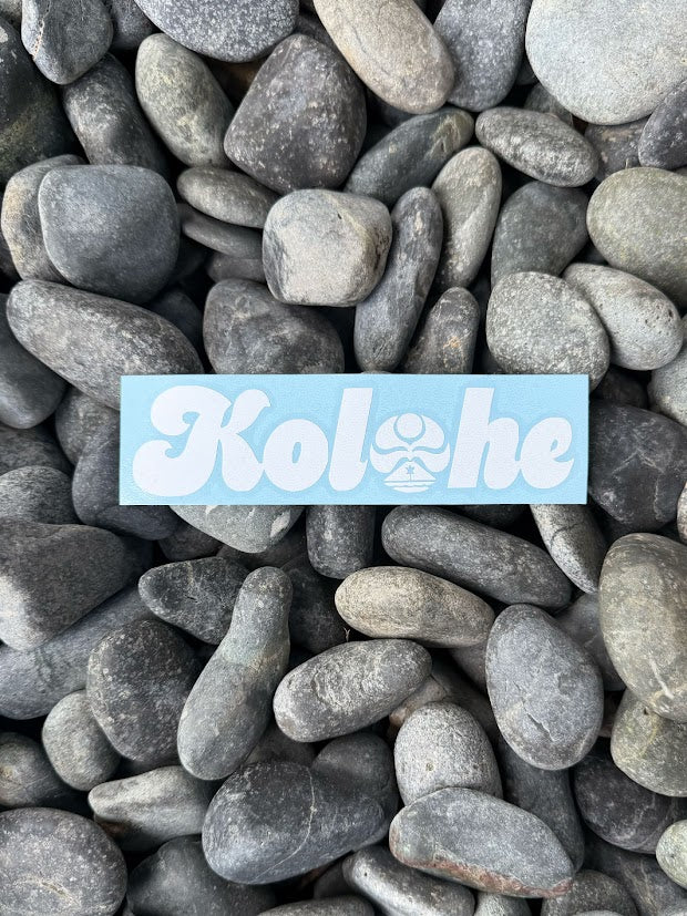 HIC KOLOHE STICKER DIE CUT - WHITE