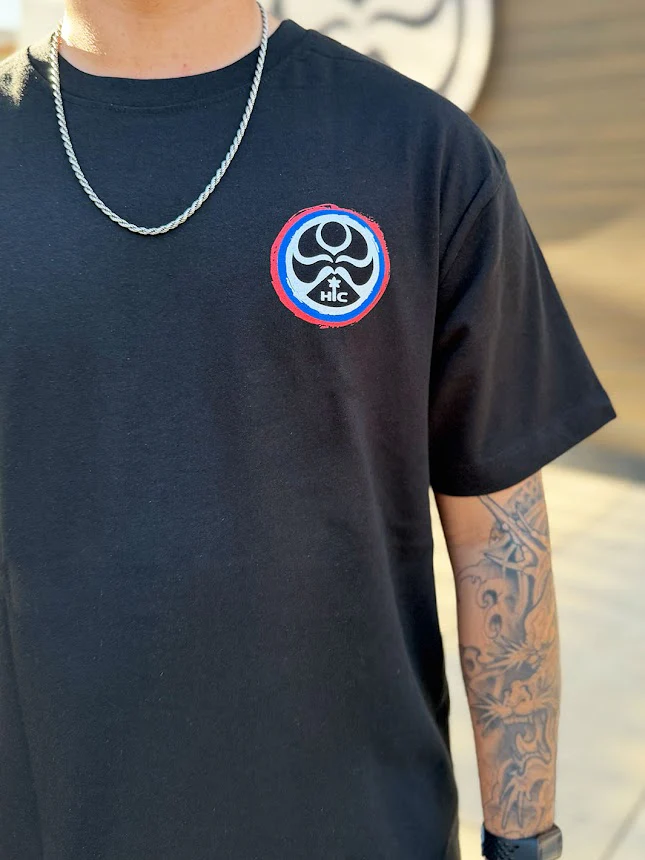 HIC NO WORRIES BRAH BIG BRADDAH TEE - BLACK - Image 2