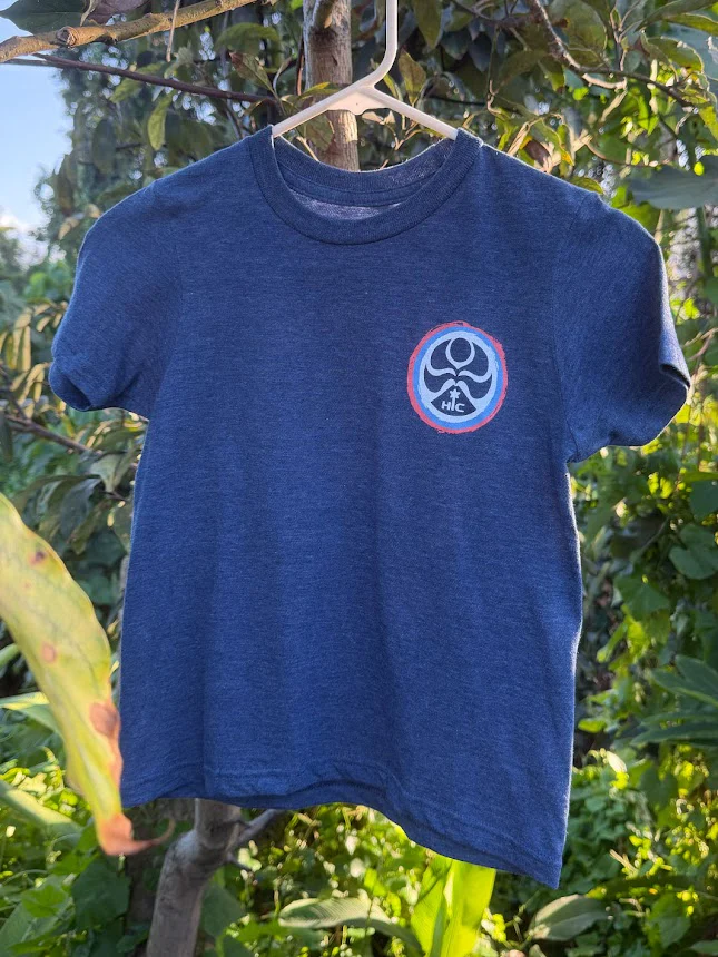 HIC NO WORRIES BRAH YOUTH TEE - NAVY HEATHER - Image 2