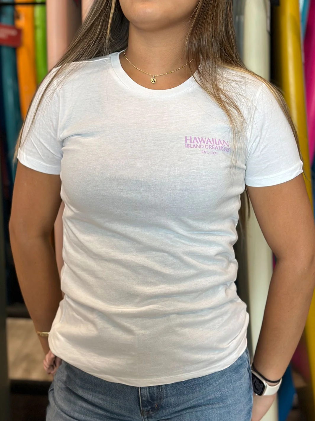 HIC PUA THREADS BF WOMENS TEE - WHITE - Image 2