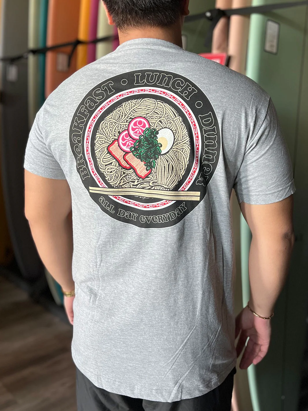 HIC SAIMIN ALL DAY 2.0 TEE - HEATHER GRAY