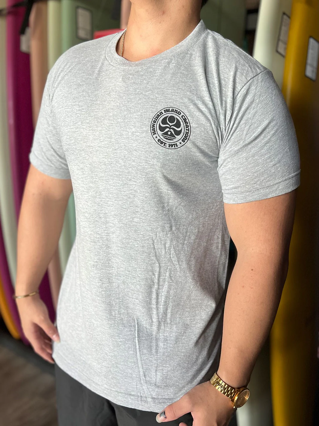 HIC SAIMIN ALL DAY 2.0 TEE - HEATHER GRAY - Image 2