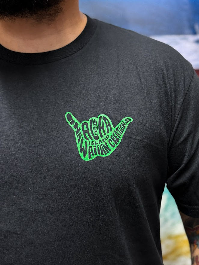 HIC SHAKA SCRIBBLE TEE - BLACK - Image 2