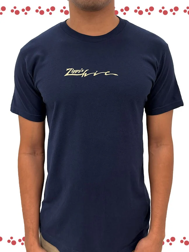 HIC ZIPPY'S COLLAB BIG BRADDAH TEE - NAVY - Image 3