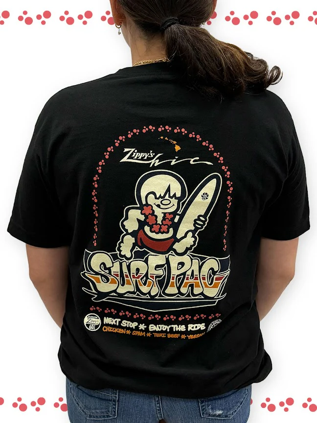 HIC X ZIPPY'S COLLAB BIG BRADDAH TEE - BLACK - Image 3