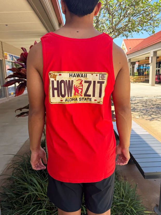 HIC HOWZIT PLATE TANK - RED
