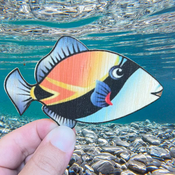HUMUHUMU BAMBOO STICKER