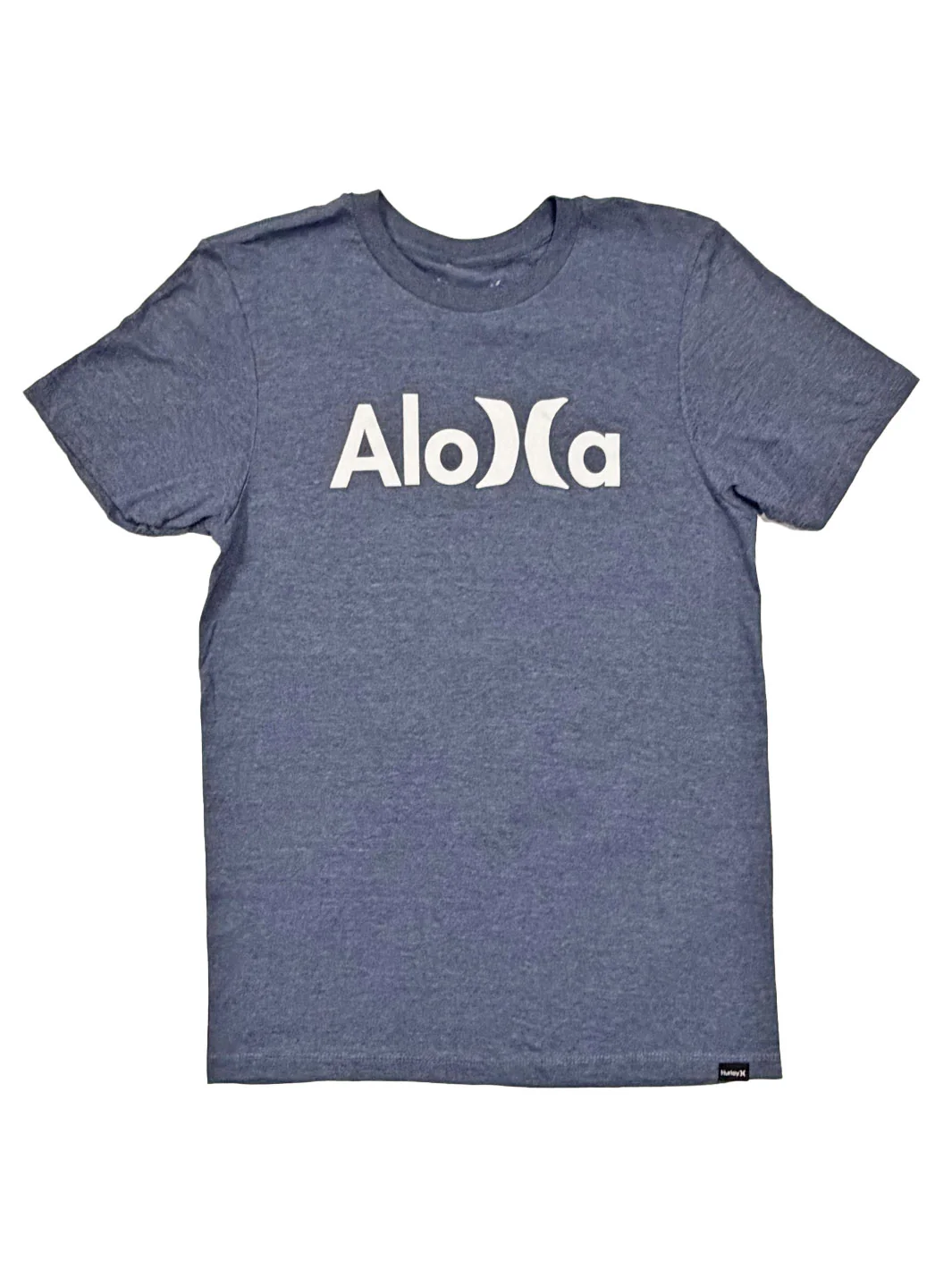 HURLEY ALOHA SOLID TEE - BLUE