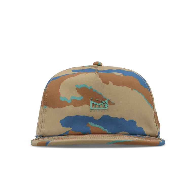 MELIN HYDRO EAGLE ISLANDS SNAPBACK HAT - SAND CAMO - Image 2
