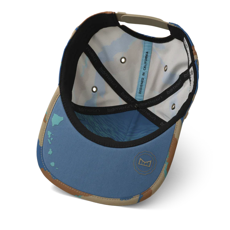 MELIN HYDRO EAGLE ISLANDS SNAPBACK HAT - SAND CAMO - Image 5