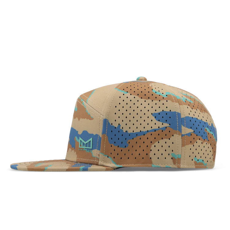 MELIN HYDRO TRENCHES ISLANDS SNAPBACK HAT - SAND CAMO - Image 3