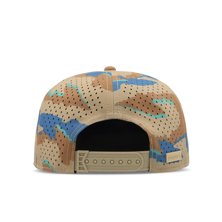 MELIN HYDRO TRENCHES ISLANDS SNAPBACK HAT - SAND CAMO - Image 4