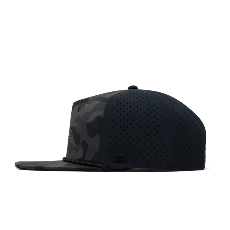 MELIN HYDROLITE CORONADO SNAPBACK HAT - BLACK CAMO - Image 3