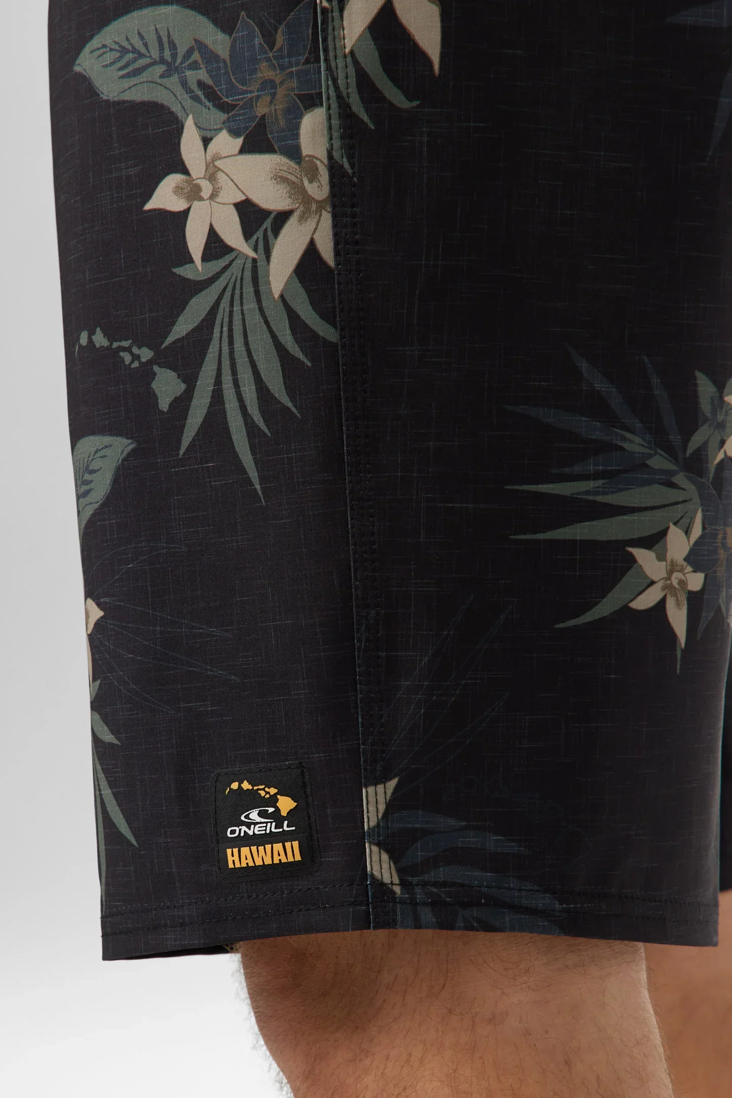 O'NEILL HYPERFREAK HEAT HAWAII 20" BOARDSHORT - BLACK - Image 3