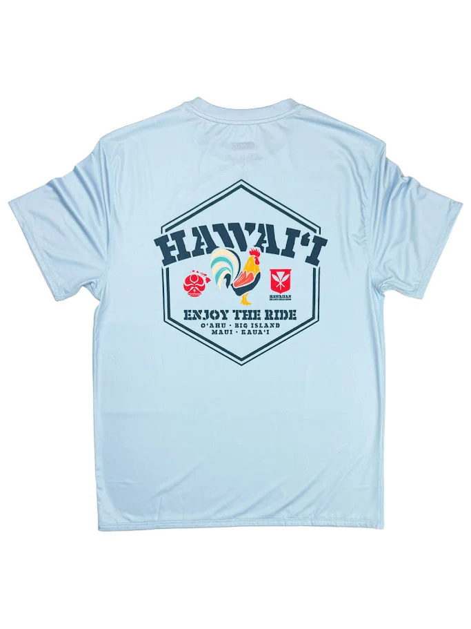 HIC INTERVAL SHORT SLEEVE ROOSTER SURF SHIRT - HLB